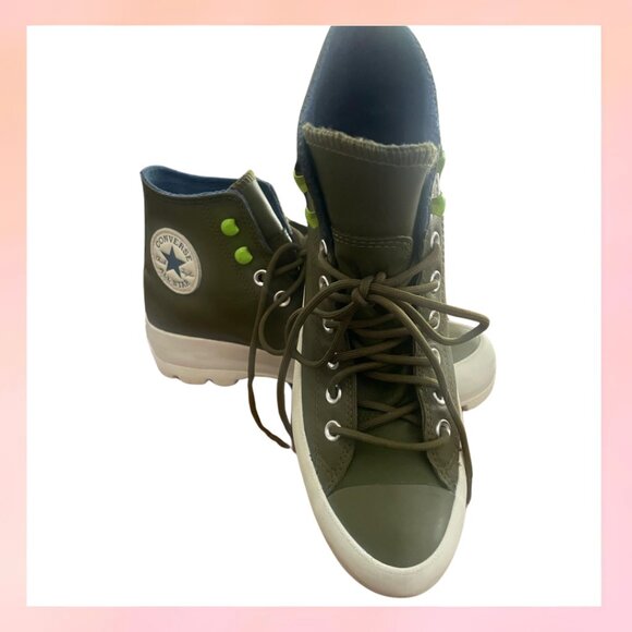Converse Shoes - Converse Chuck Taylor All Star  Boots – Olive Green, Size 8.5